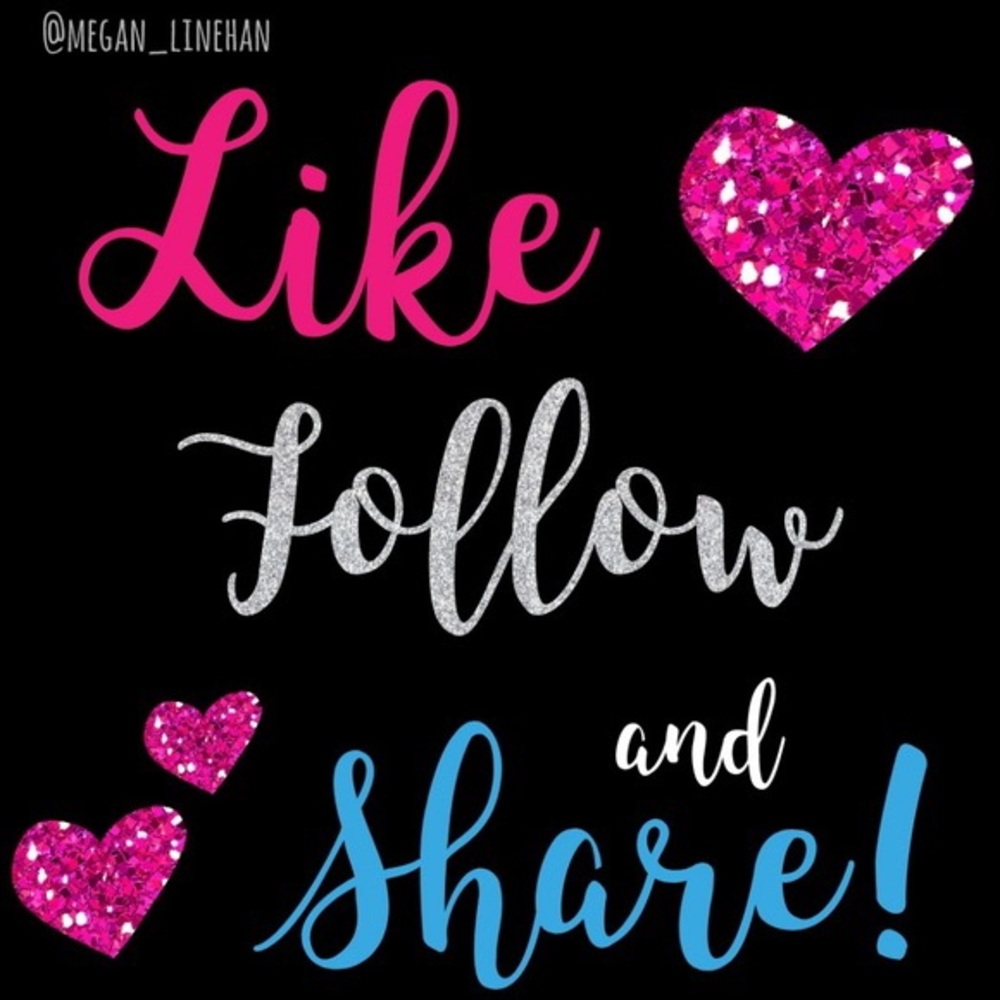 Like, Follow, Share!